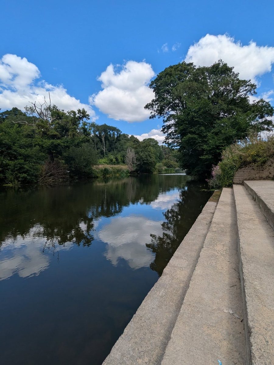 A perfect spot on the river