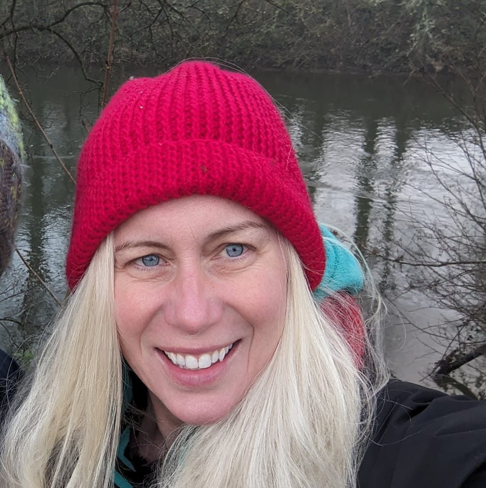 Helen Forsyth by the river