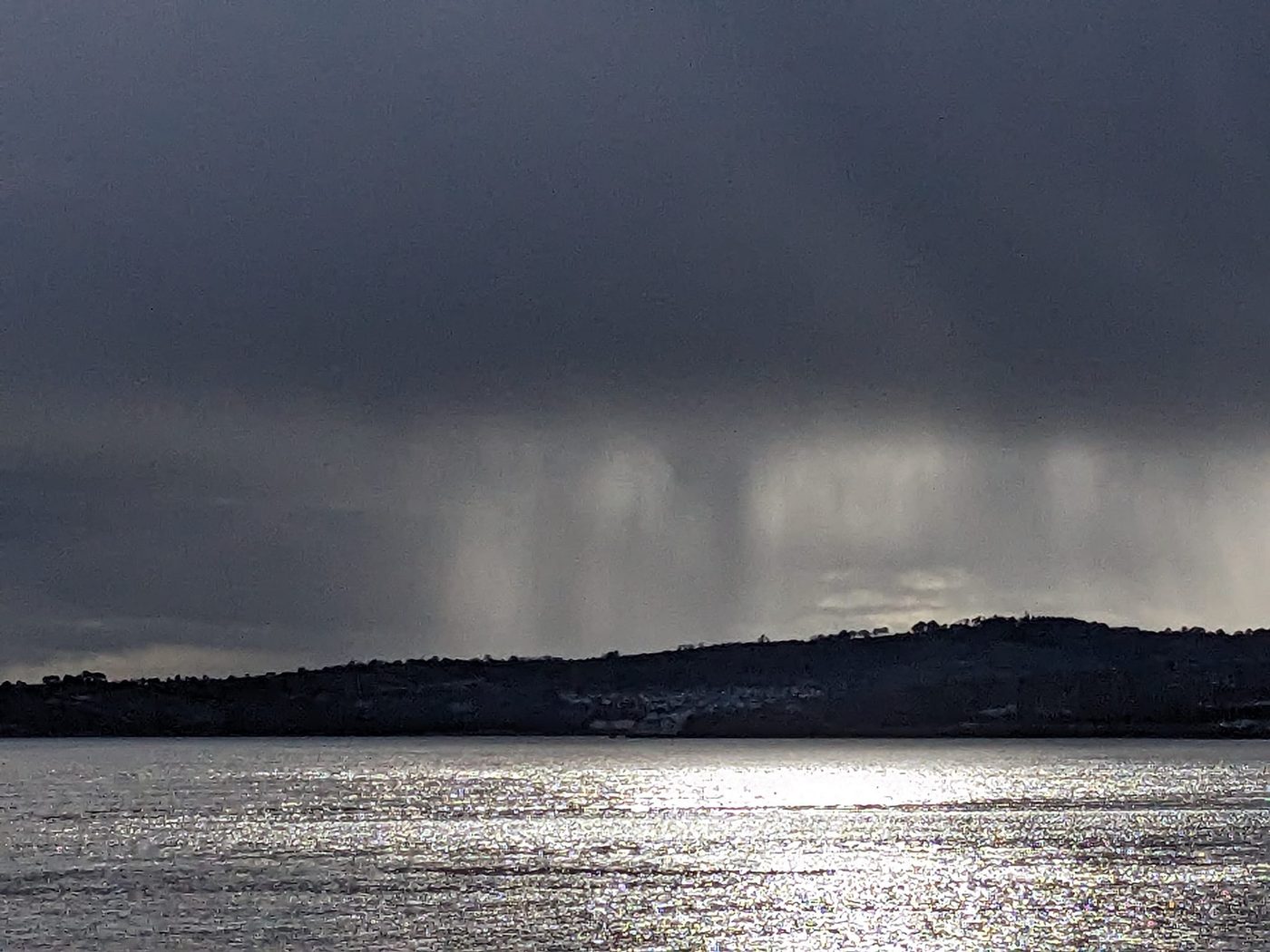 Storm over the water